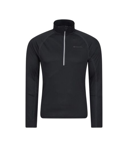 Mens approach lightweight midlayer black Mountain Warehouse