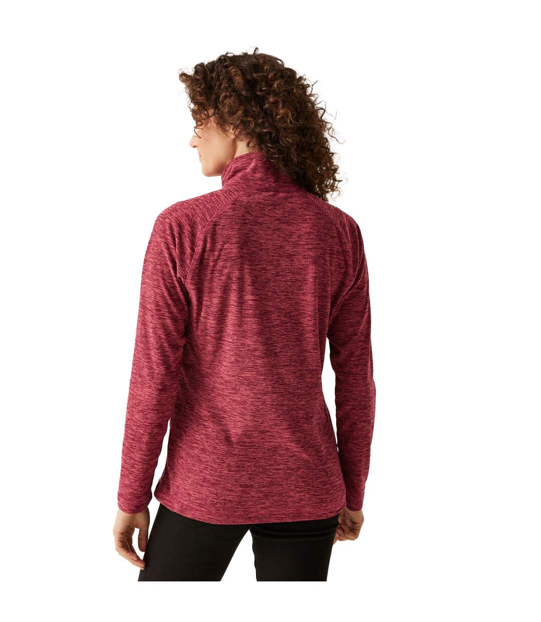 Womens/ladies mayse full zip fleece jacket mineral red marl Dare 2B-3