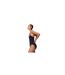 Womens/ladies Medalist Logo One Piece Swimsuit Anthracite Pink Speedo-1