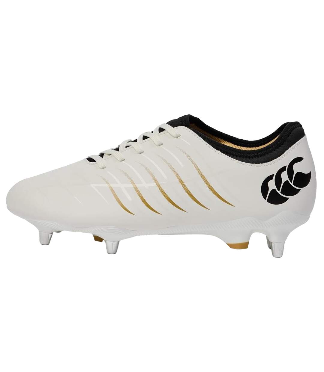 Unisex Adult Phoenix 2.0 Pro Leather Soft Ground Rugby Boots Snow White Canterbury-2