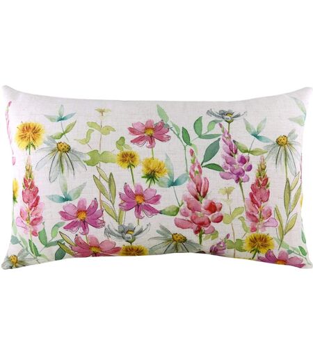 Ava wild flowers cushion cover one size multicoloured Evans Lichfield