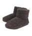 Mens Furry Sherpa Memory Foam Slipper Boots-1