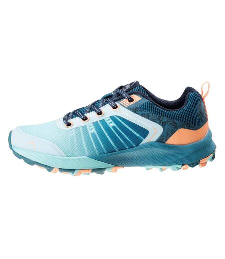 Womens/ladies noruta walking shoes sky blue/tile blue/light orange Elbrus