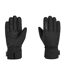 Womens/ladies Gore-tex Quilted Ski Gloves Black Ziener-3