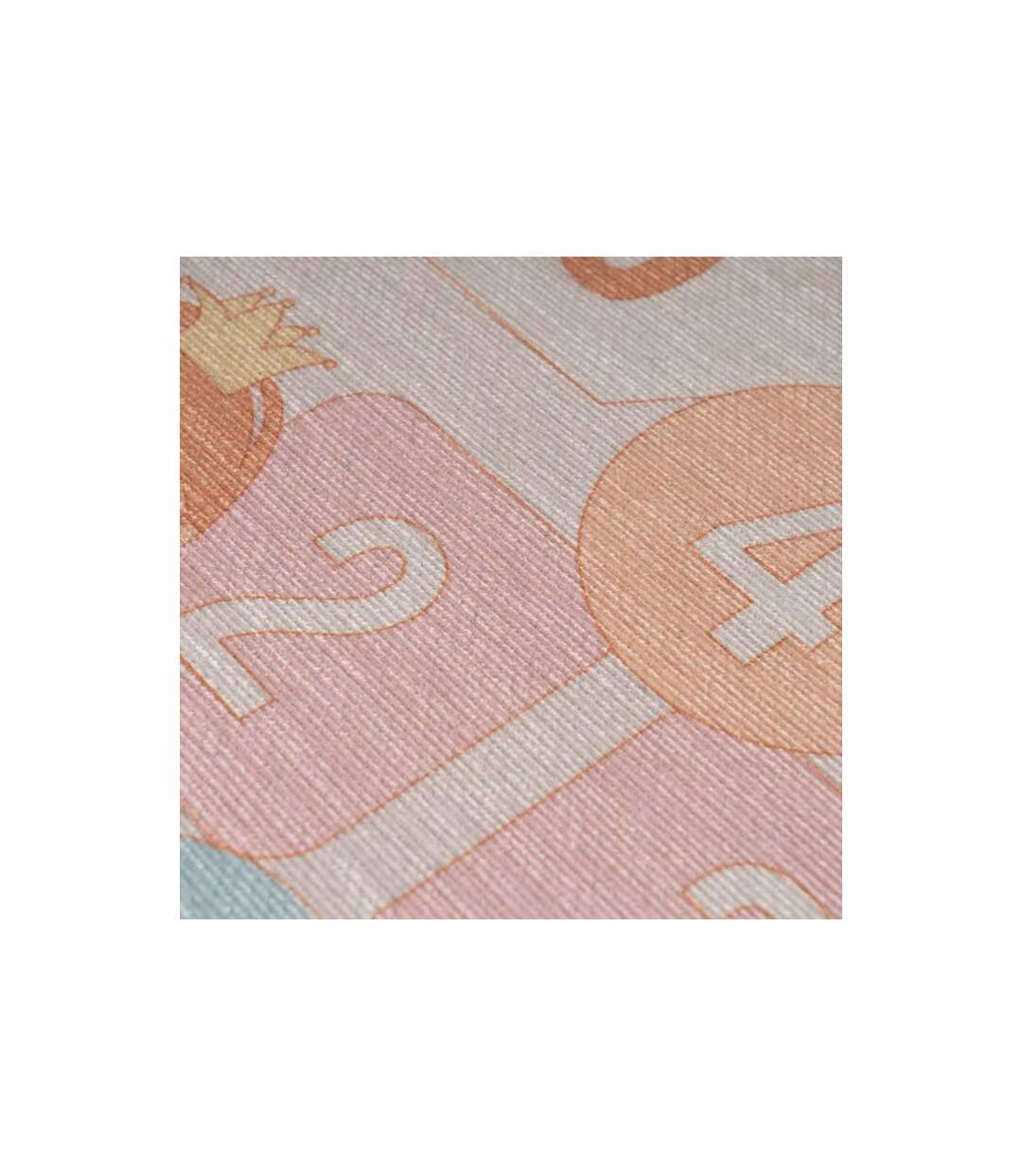 Tapis Enfant Imprimé Playground 160cm Rose-5
