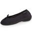 Isotoner Chaussons Ballerines femme ultra doux, ultra confort talon de 3,8 cm-1
