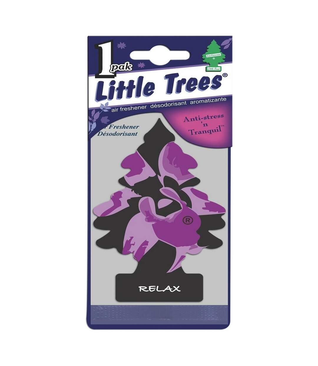 Saxon Automotive Little Trees Sentiment Air Freshener (Black/Purple) (One Size) - UTST2550