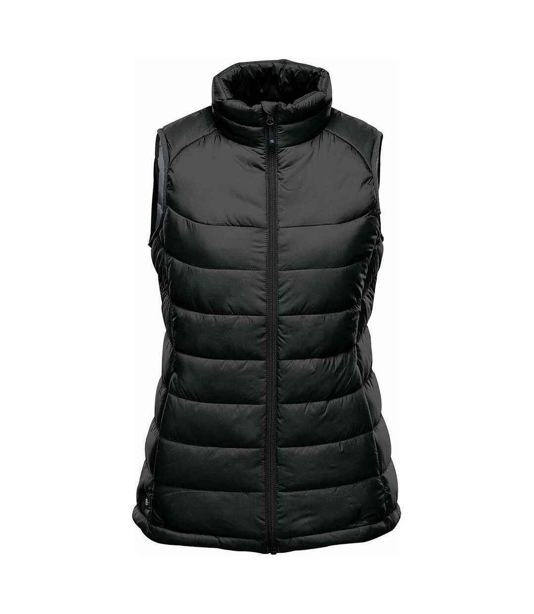 Womens/ladies Stavanger Thermal Body Warmer Black Graphite Grey Stormtech-2
