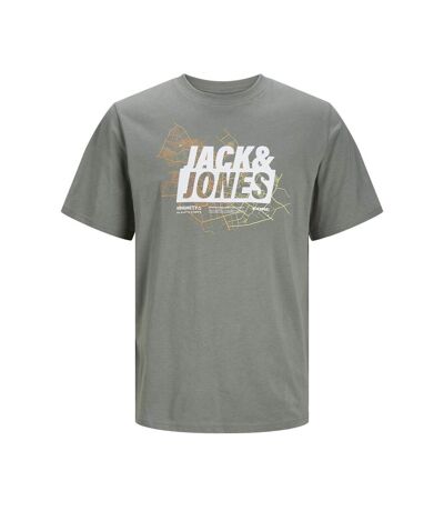 T-shirt Vert Homme Jack & Jones Agave - L