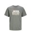 T-shirt Vert Homme Jack & Jones Agave - L-1