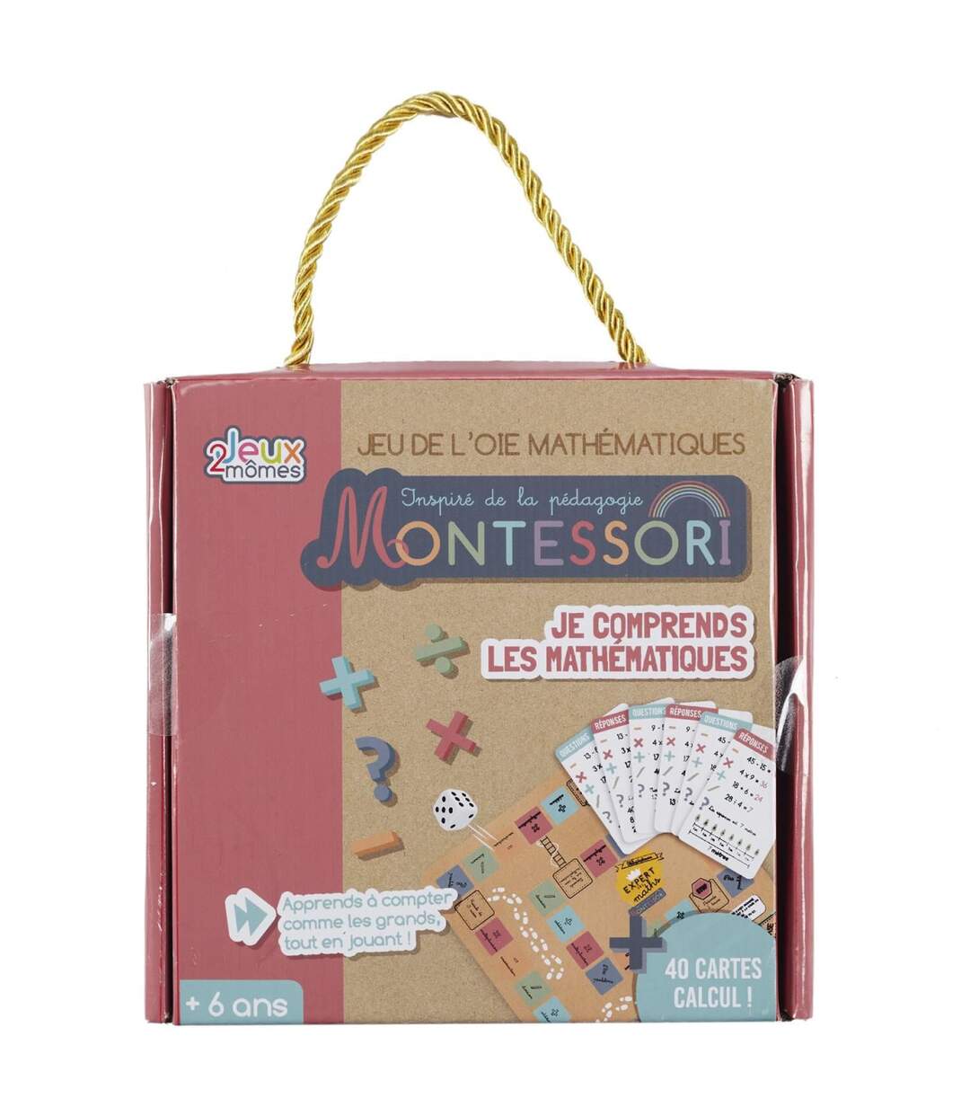 Jeu de l'Oie Je Comprends les Maths 30cm Multicolore-1