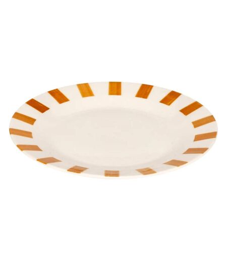 Lot de 6 Assiettes à Dessert Cheri 19cm Ocre