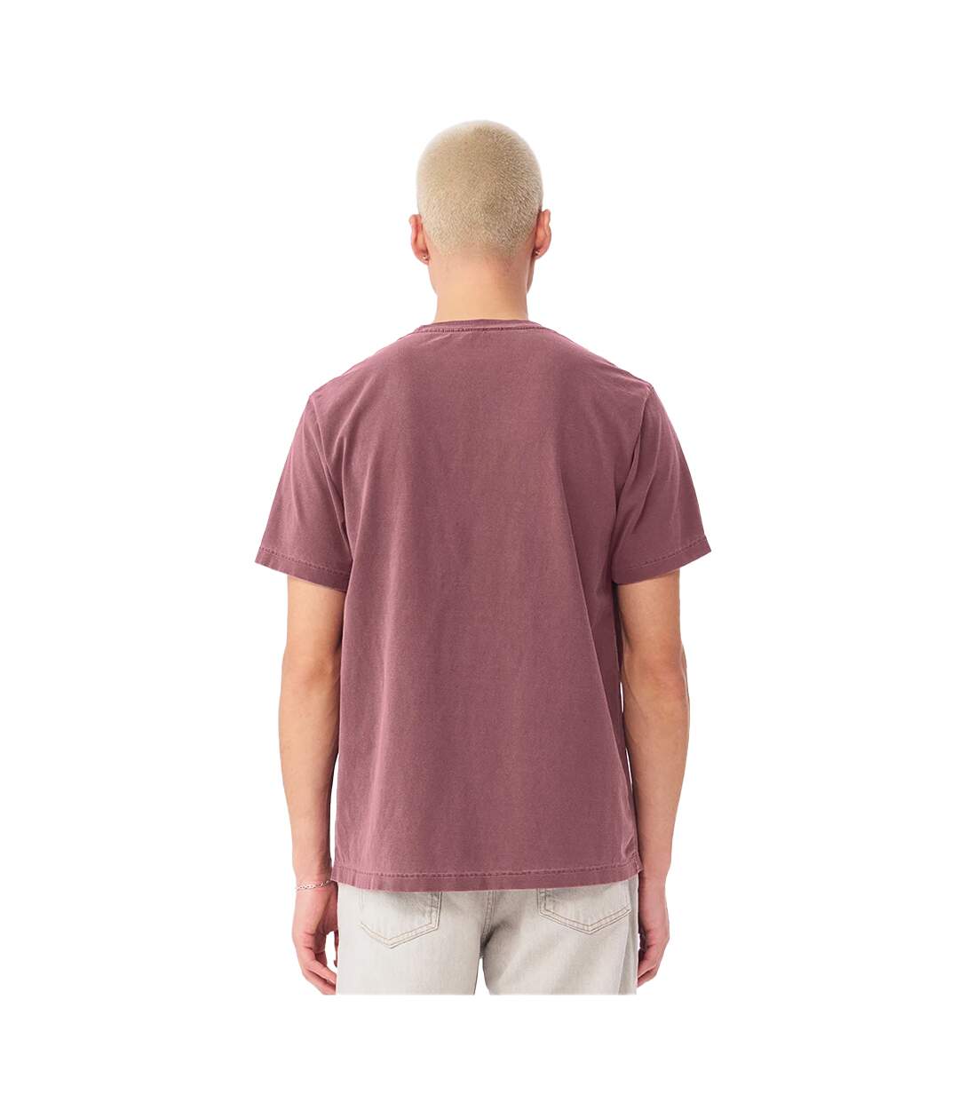 T-shirt Motif/style Délavé Adulte Marron Lavé Bella + Canvas-4