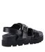 Divaz Womens/Ladies Saphia Wedge Heel Sandals (Black) - UTFS10432