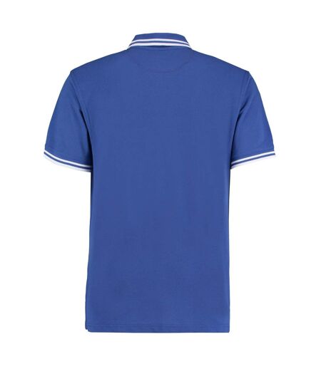 Polo Homme Bleu Roi Blanc Kustom Kit