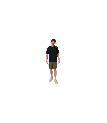 T-shirt Motif/style Uni Homme Noir Threadbare