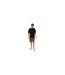 T-shirt Motif/style Uni Homme Noir Threadbare-1