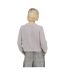 Womens/ladies Lawson Knitted Crew Neck Raglan Cardigan Grey Brave Soul-2
