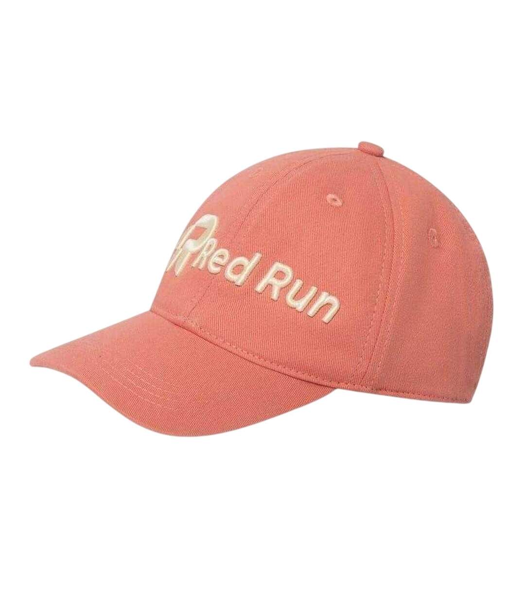 Casquette De Baseball Motif/style Logo Brodé Pêche Red Run-1