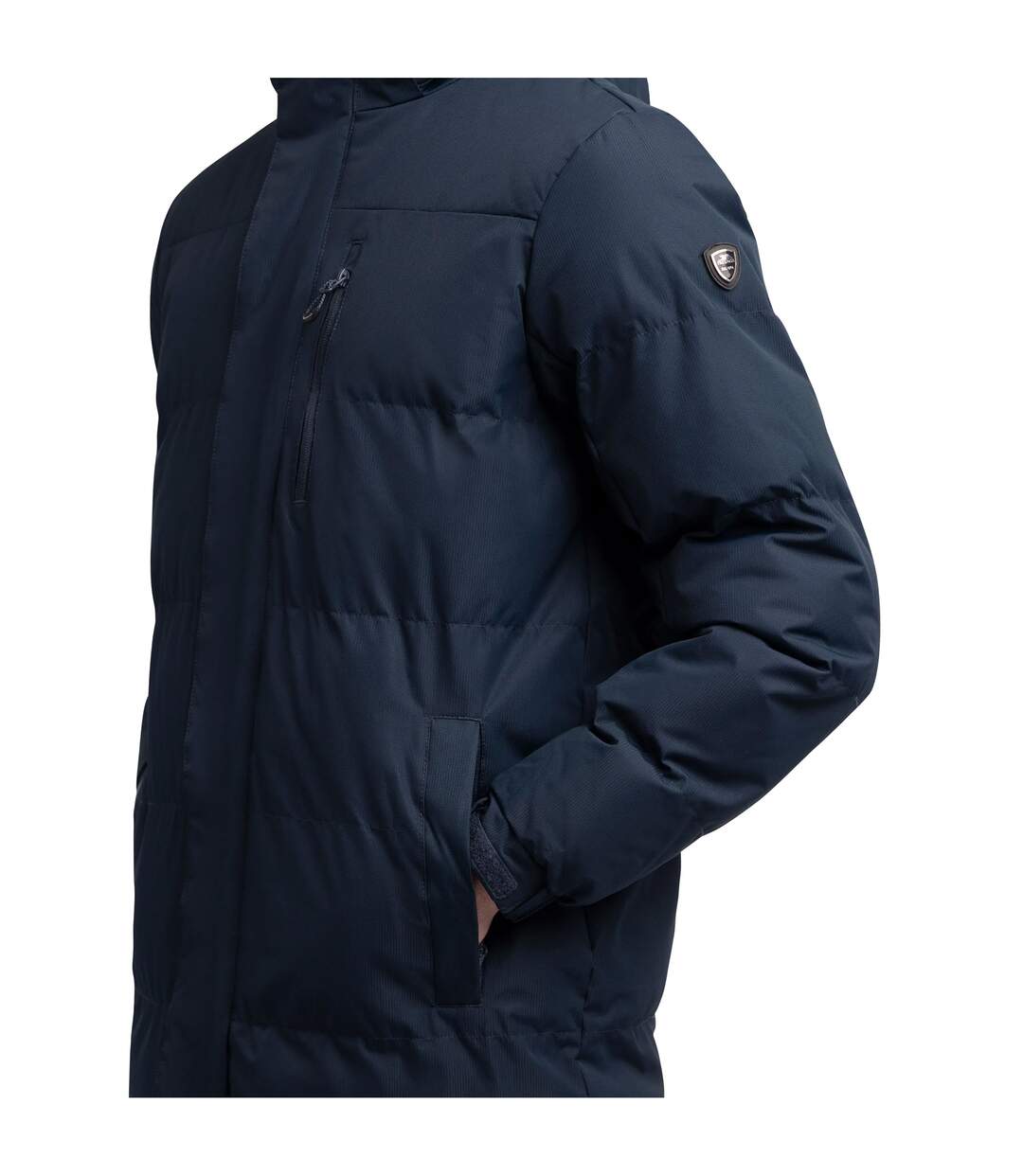 Mens Clipster Padded Jacket Navy Trespass-4