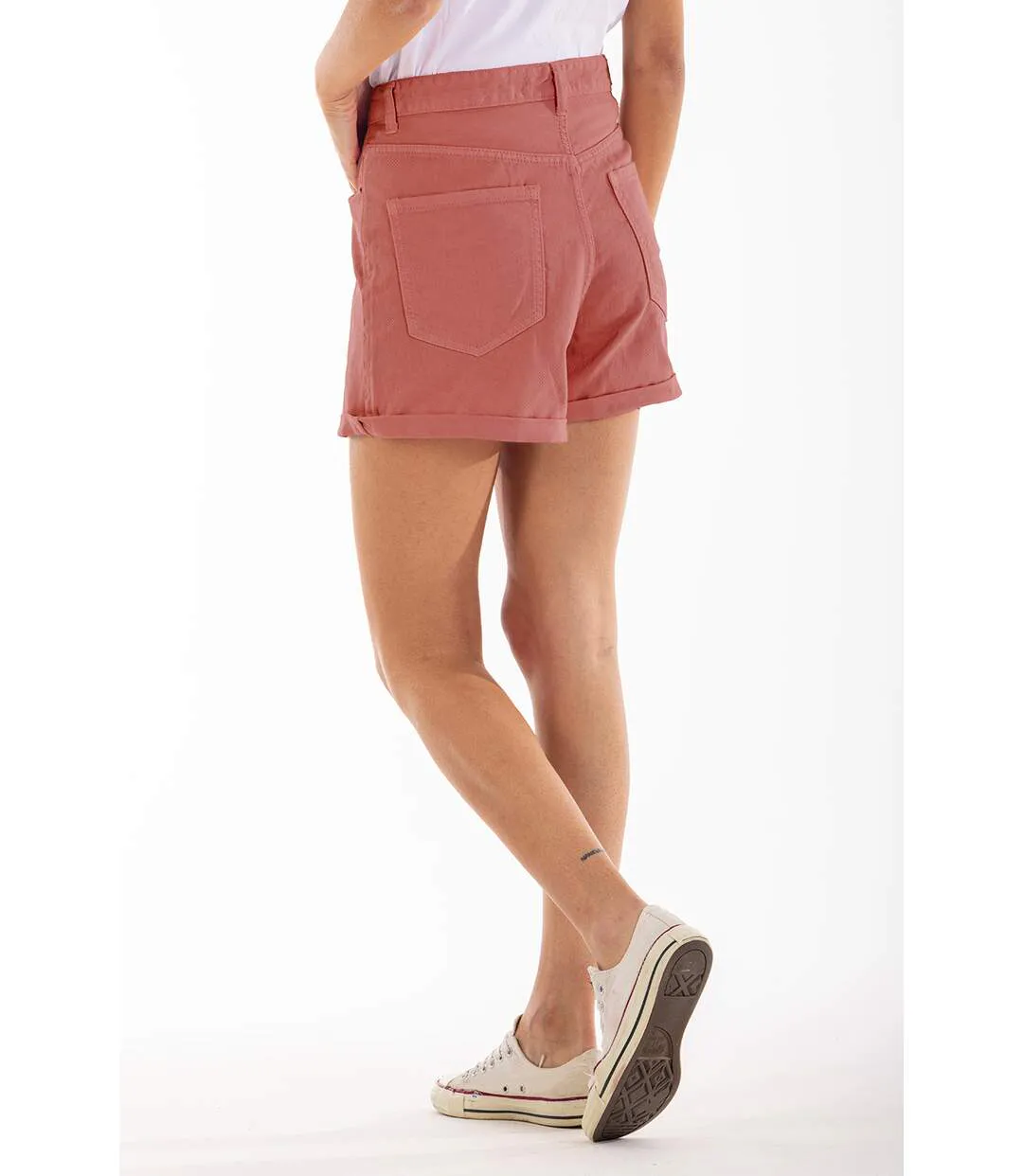 Short en denim taille haute BREE1-2