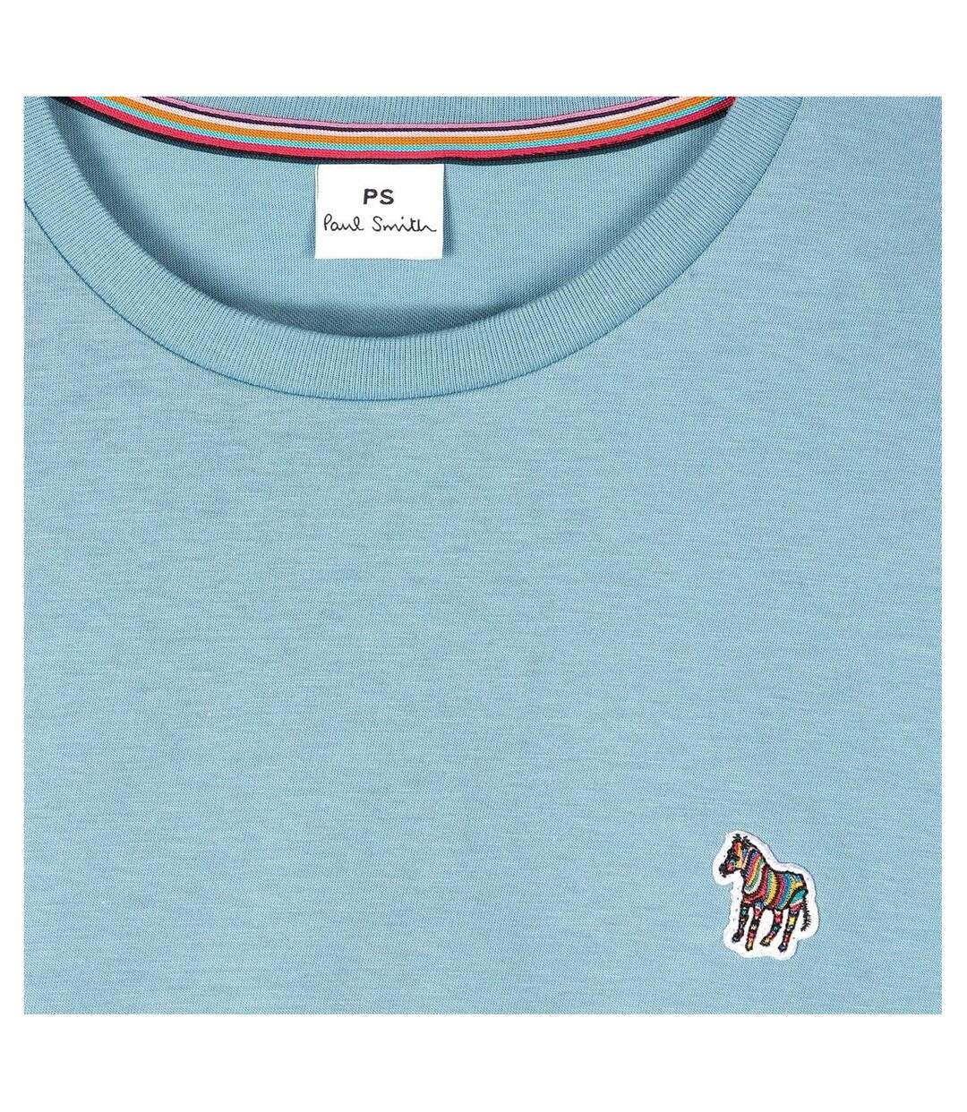 T-shirt Motif/style Zèbre Homme Bleu Paul Smith-3