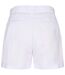 Bermuda en lin - Femme - PATS713 - blanc-3