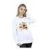 Disney Sweatshirt Winnie The Pooh Ho Ho Ho Ho Womens/Ladies Winnie The Pooh Ho Ho Ho (Blanc) - UTBI43060-2