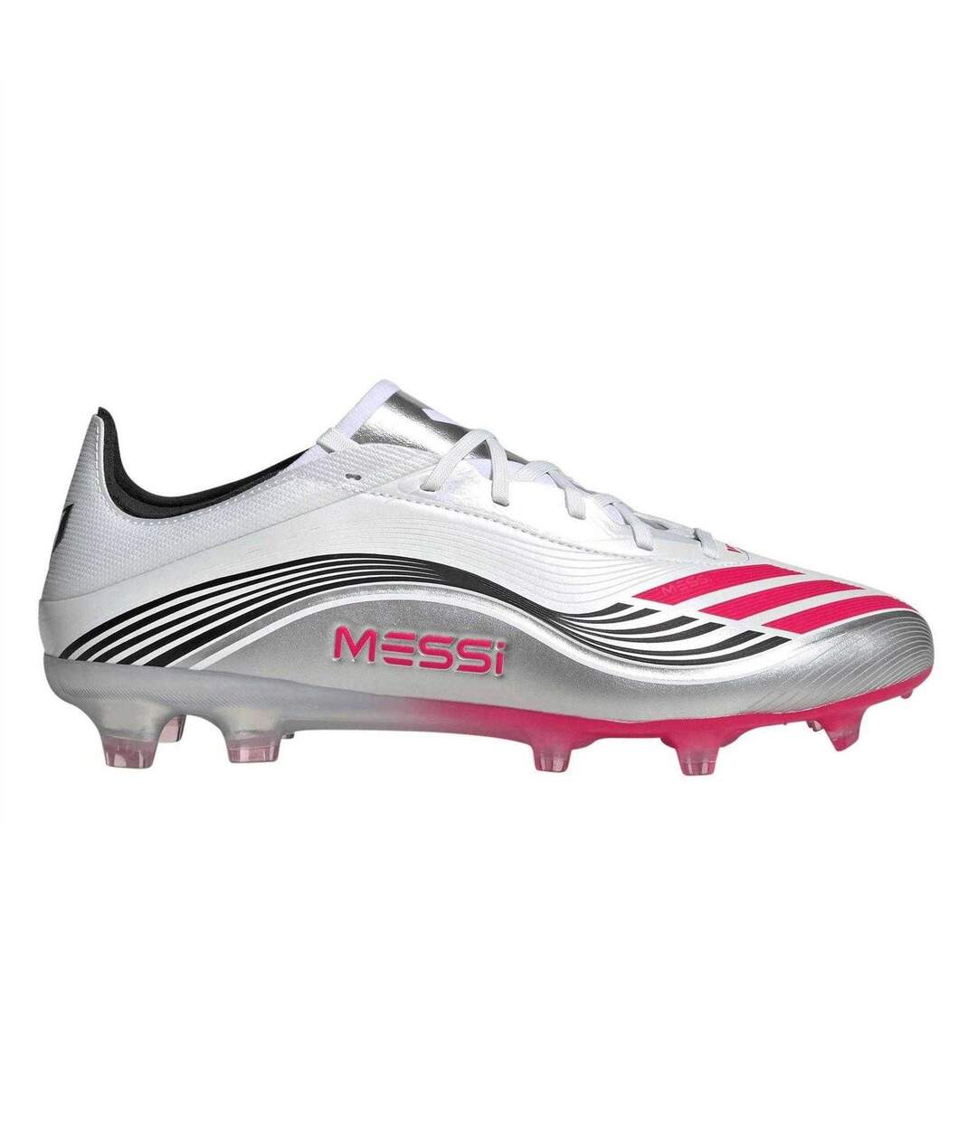 Unisex Adult F50 Messi Elite 3 Stripes Football Boots White Adidas-4