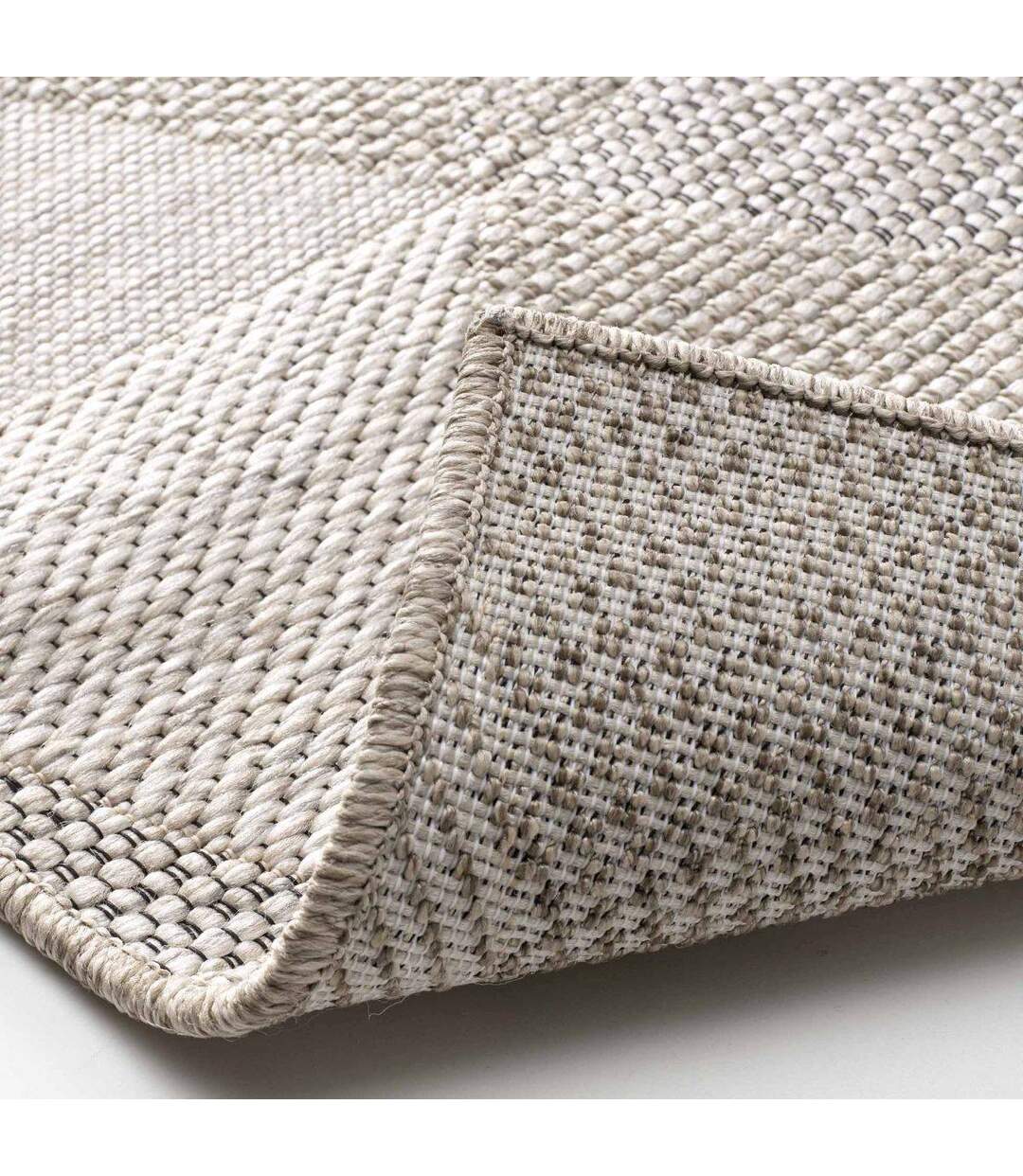 Tapis Déco Tissé Odilon 120x170cm Beige-3