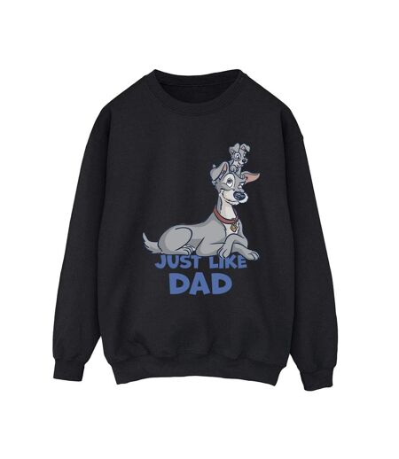 Disney - Sweat LADY AND THE TRAMP JUST LIKE DAD - Femme (Noir) - UTBI23221
