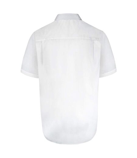 Duke Mens Delmar Kingsize D555 Short Sleeve Classic Regular Shirt (White) - UTDC204