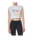 T-shirt Motif/style Courte This Is Love Femme Blanc Calvin Klein-1