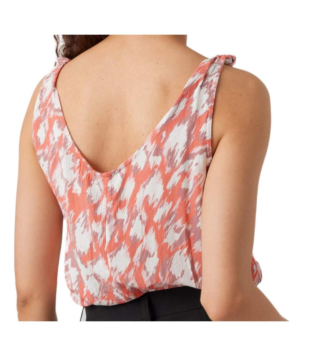 Débardeur Orange à Motifs Femme Vero Moda Menny Singlet - M-2