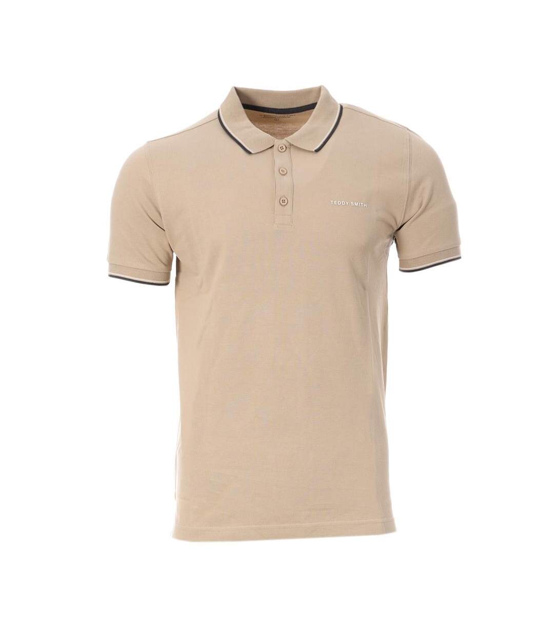 Polo Beige Homme Teddy Smith Pasian 2 - 3XL-1