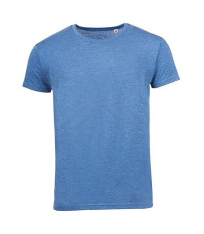SOLS Mens Mixed Short Sleeve T-Shirt (Heather Blue) - UTPC2164