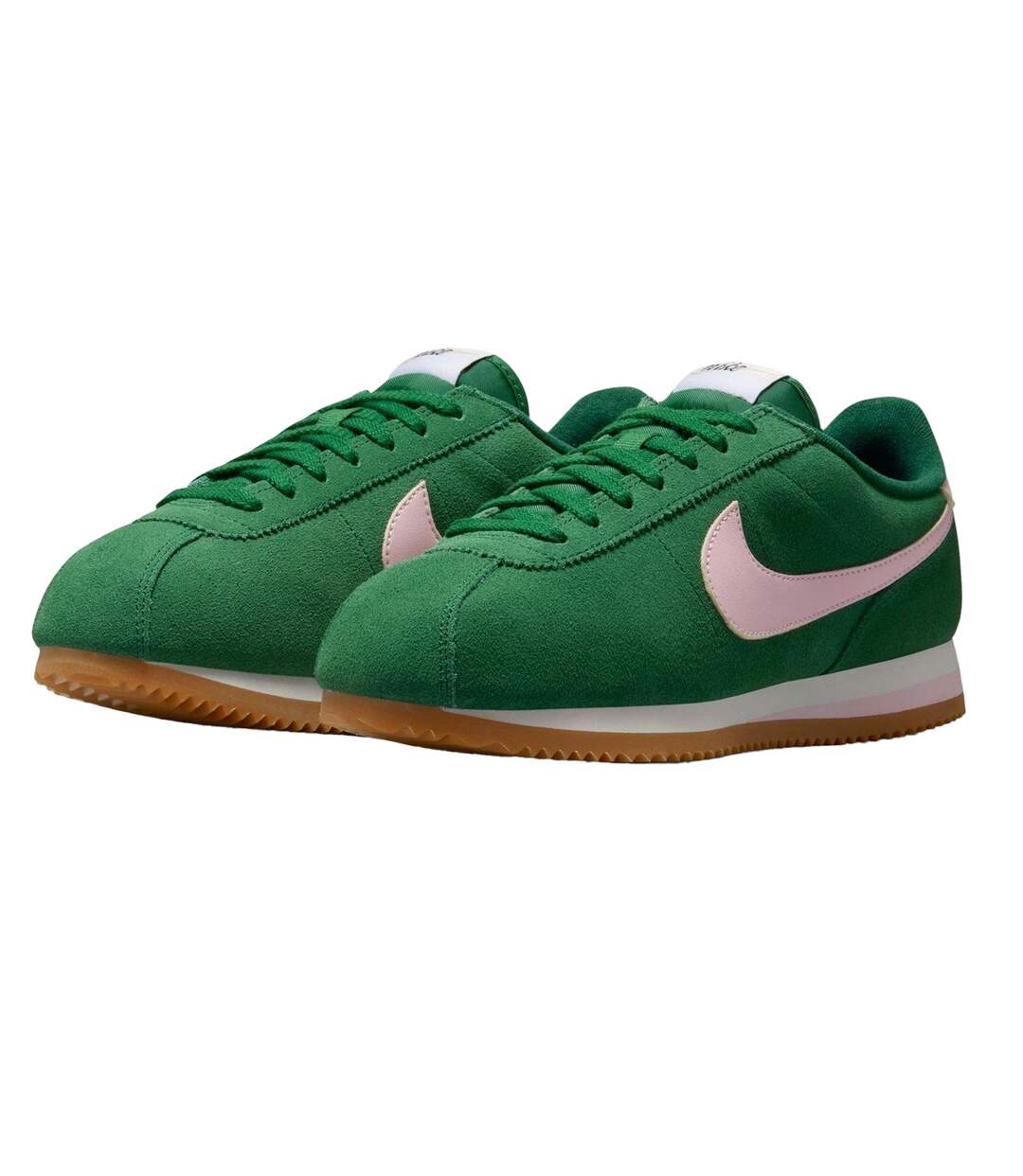 Baskets Cortez Femme Vert Rose Nike-4