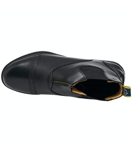 Moretta Womens/Ladies Rosetta Leather Paddock Boots (Black) - UTER678