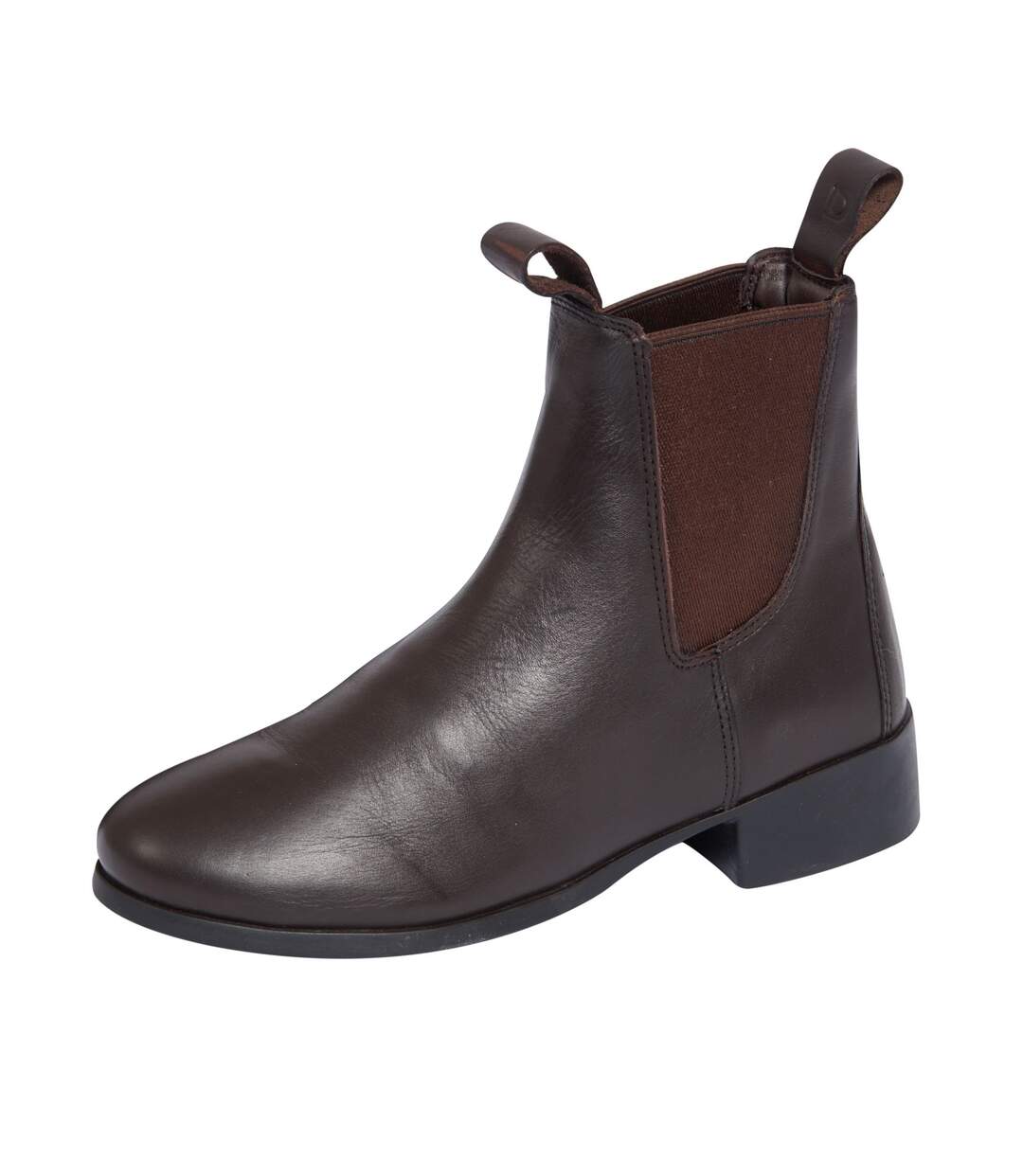 Bottines elevation en cuir jodhpur adultes marron Dublin-1