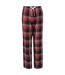 Femme Rouge Bleu Marine Skinnifit Pantalon De Pyjama Tartan-2