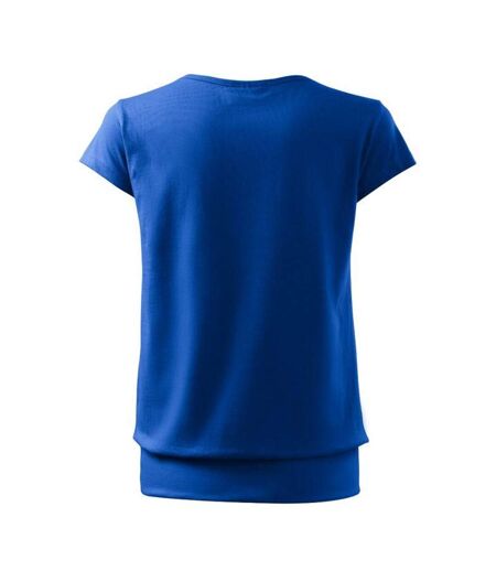 T-shirt City Femme Bleu Vif Adler