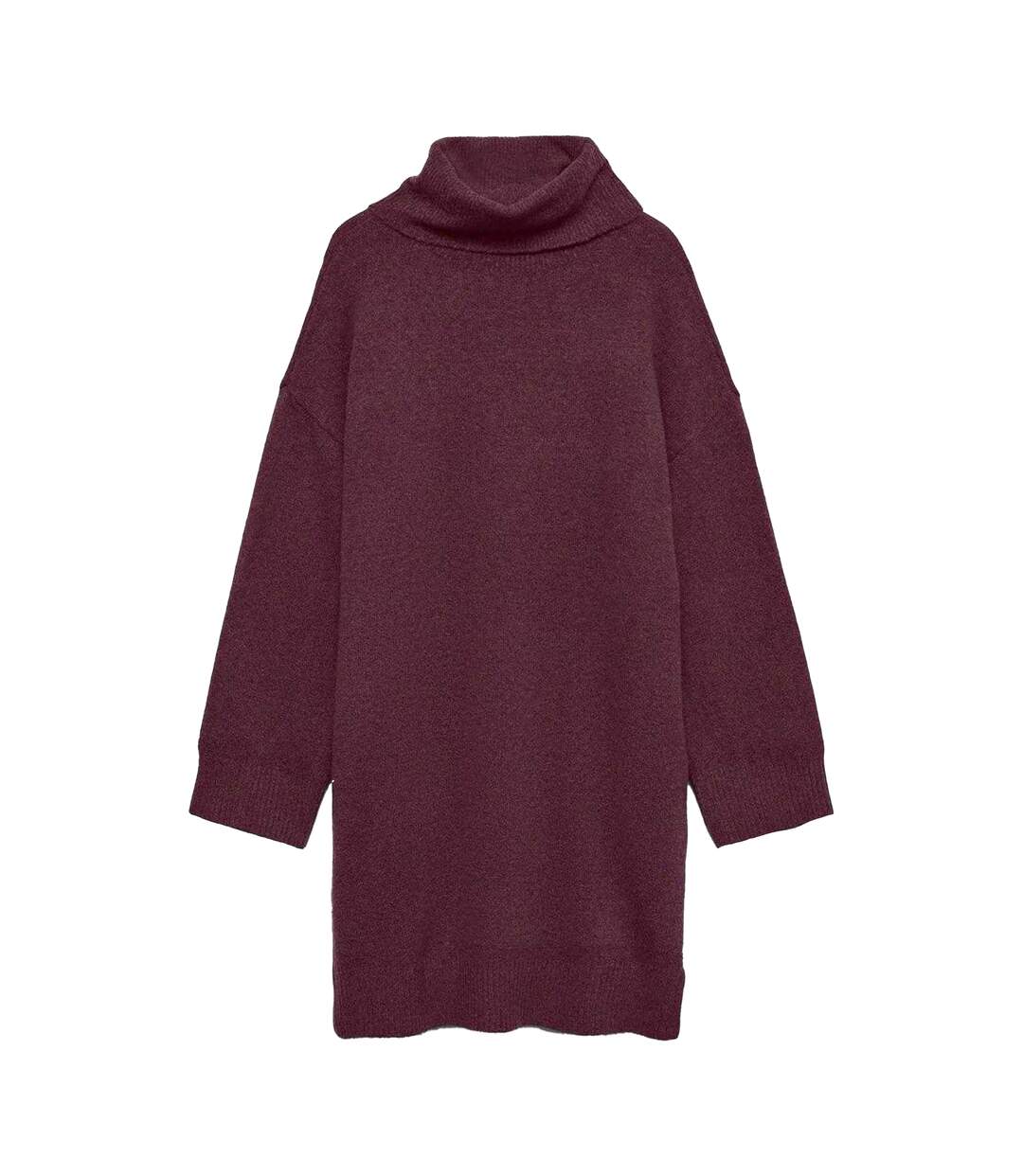 Robe-pull Femme Bordeaux Vero Moda-2