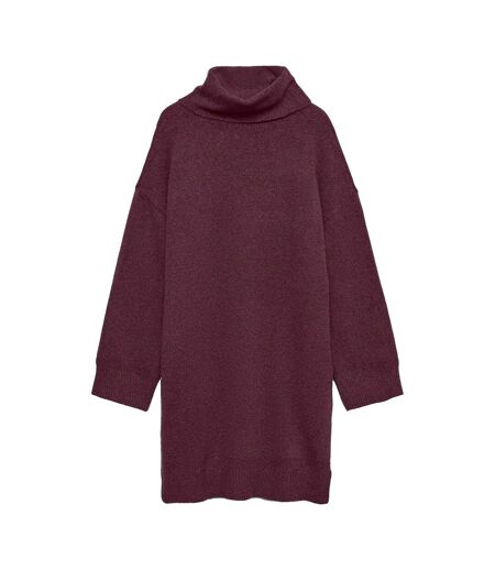 Robe-pull Femme Bordeaux Vero Moda