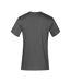 T-shirt Premium Homme Gris Acier Uni Promodoro-2