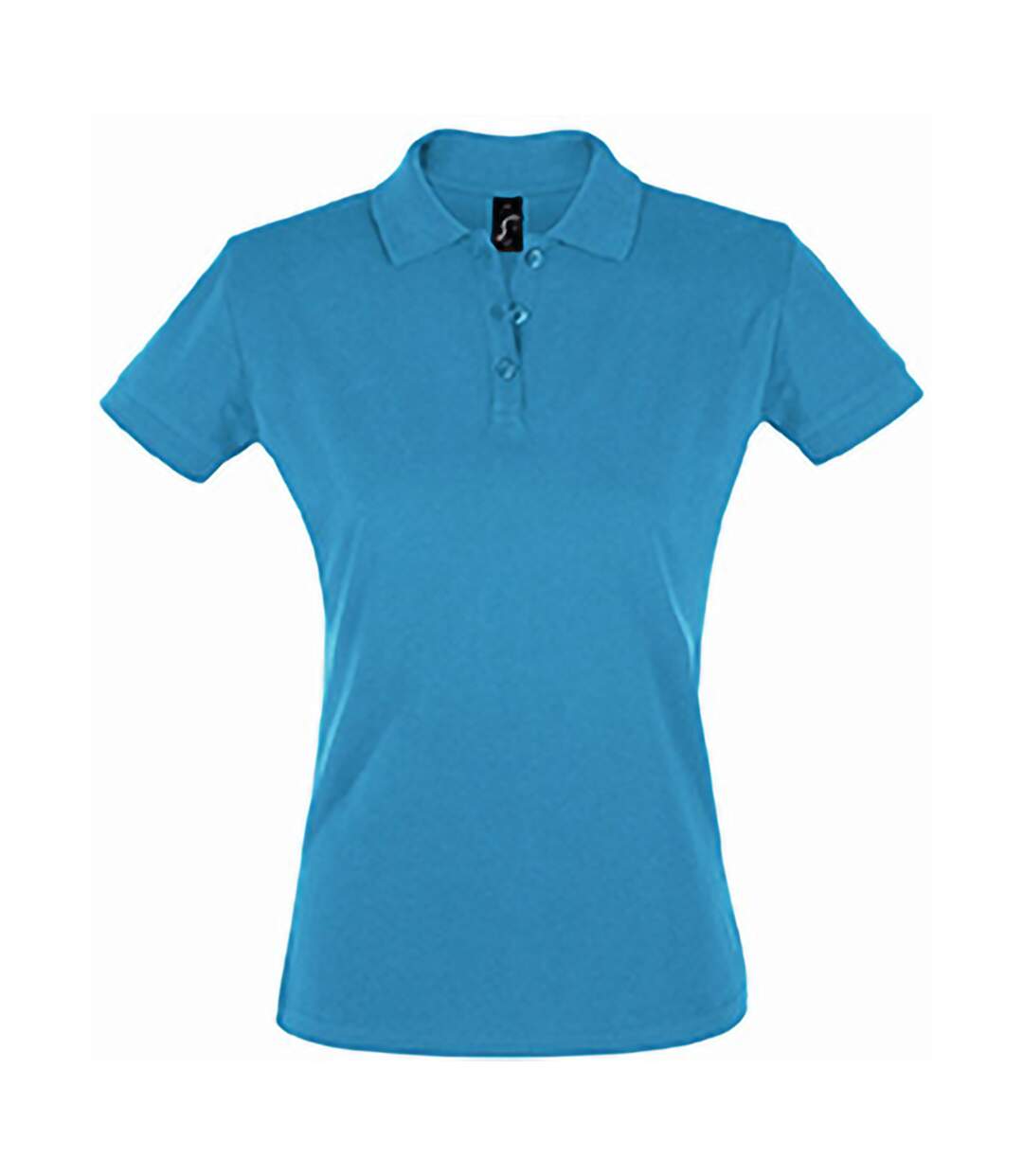 SOLS - Polo manches courtes PERFECT - Femme (Bleu clair) - UTPC282