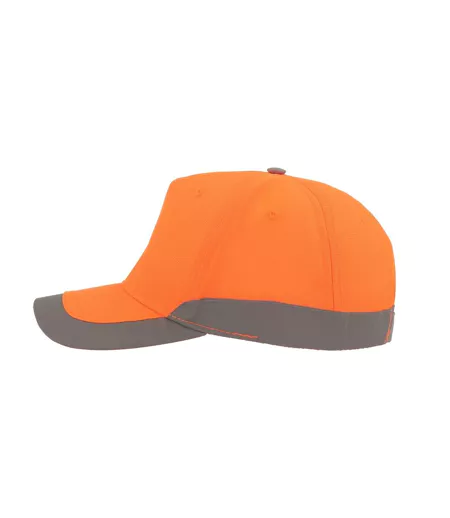 Casquette Réflechissante Helpy Mixte Orange Fluo Atlantis