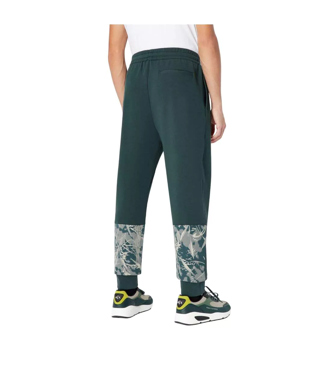Mens Jogging Bottoms Green Armani Exchange-3