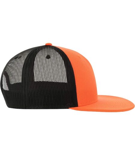 Casquette Trucker Adulte Orange Noir Atlantis