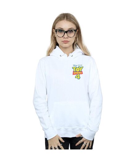 Disney - Sweat à capuche TOY STORY LOGO BREAST PRINT - Femme (Blanc) - UTBI15189