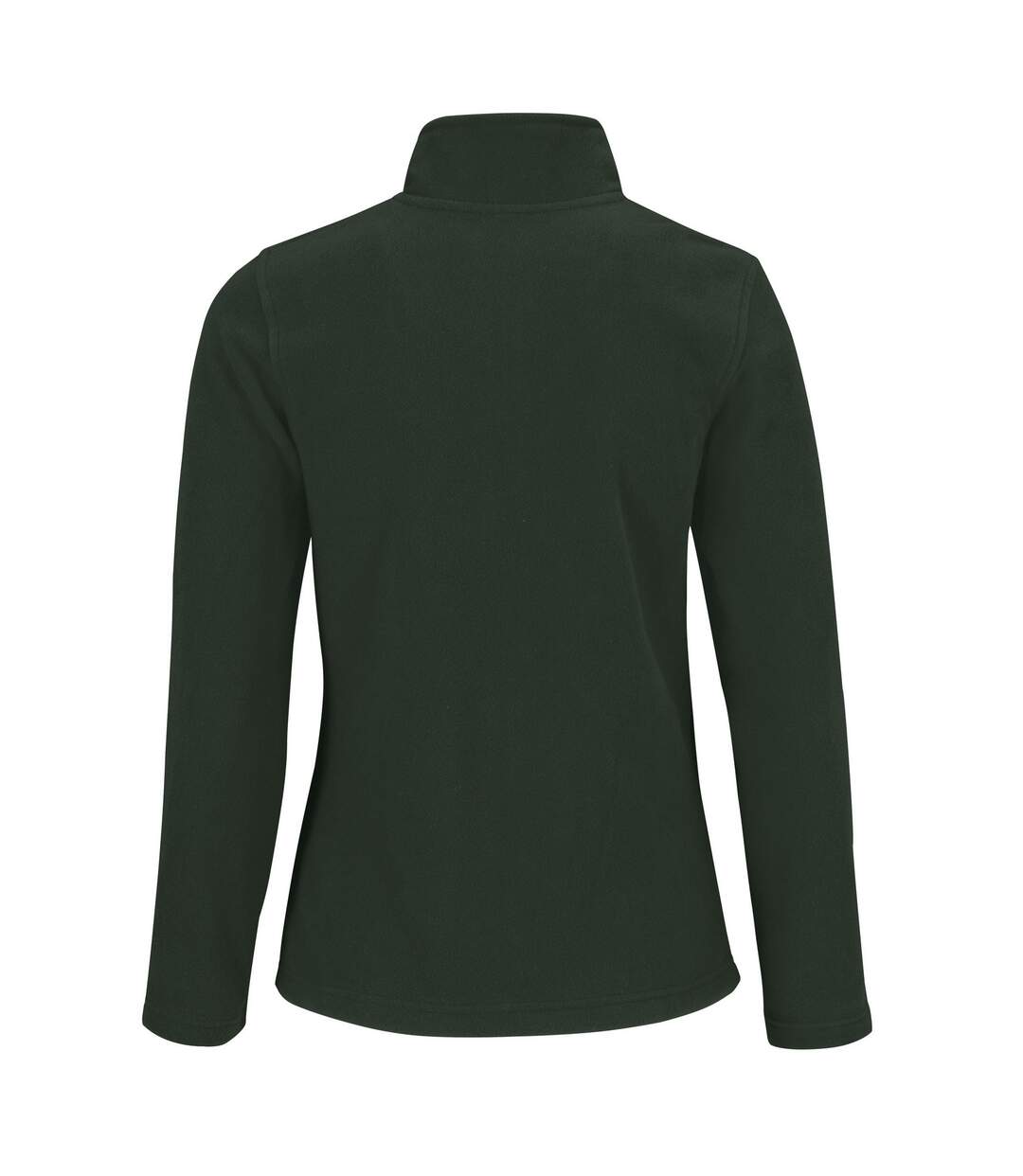 Womens/ladies id.501 fleece jacket forest green B&C